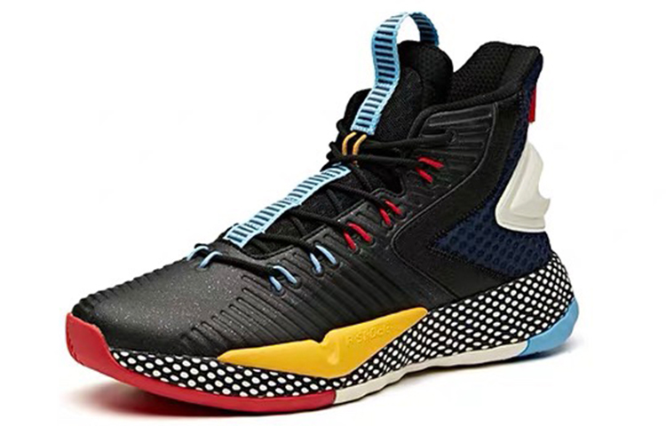 Anta Basketball Series Sneakers High 'Black Yellow' 圖 3