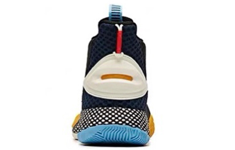 Anta Basketball Series Sneakers High 'Black Yellow' 圖 5