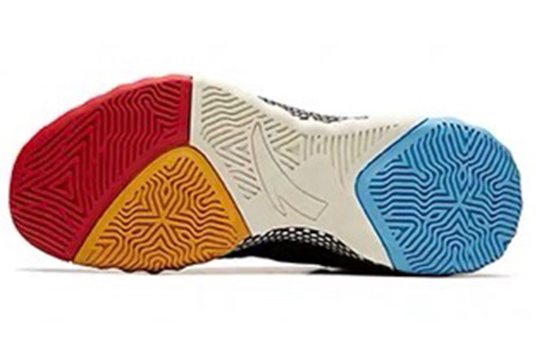 Anta Basketball Series Sneakers High 'Black Yellow' 圖 6