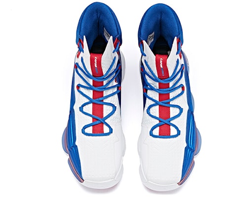 Anta High Top Basketball Shoes 'Blue Red White' 91941160-4 Lookbook Anta High Top Basketball Shoes 'Blue Red White' 91941160-4