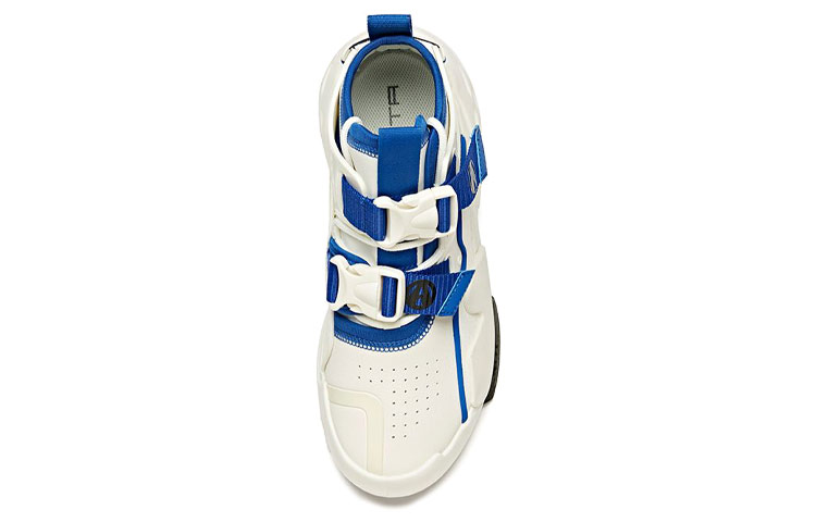 Anta High-Top Basketball 'White Blue' 圖 3