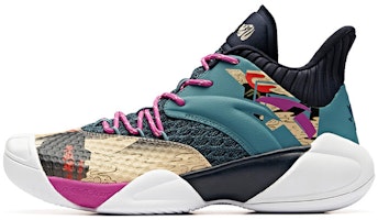 Anta High-Top Basketball 'Yellow Green Purple' 11931605-12 Anta High-Top Basketball 'Yellow Green Purple' 11931605-12