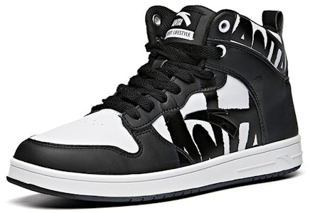 Anta安踏 防滑減震耐磨 高筒 板鞋 黑白色 Order Anta安踏 防滑減震耐磨 高筒 板鞋 黑白色