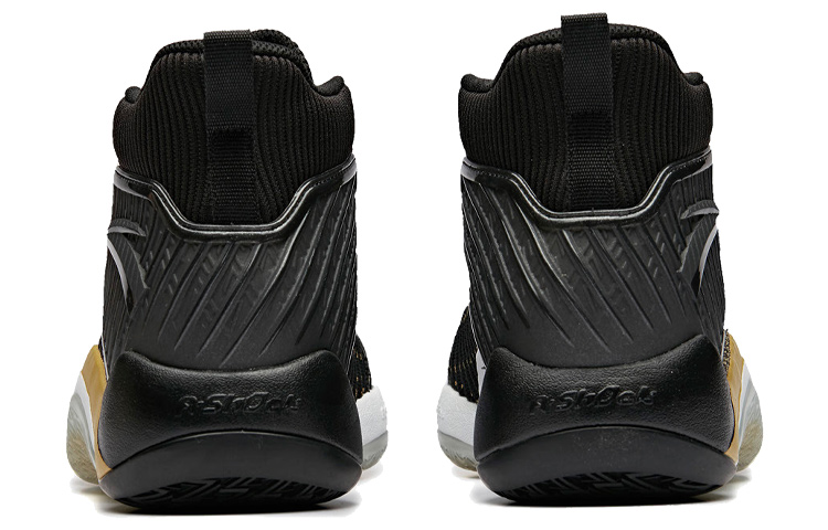 Purchase Anta High Top Basketball Shoes 'Black Gold Yellow' 11911609-6