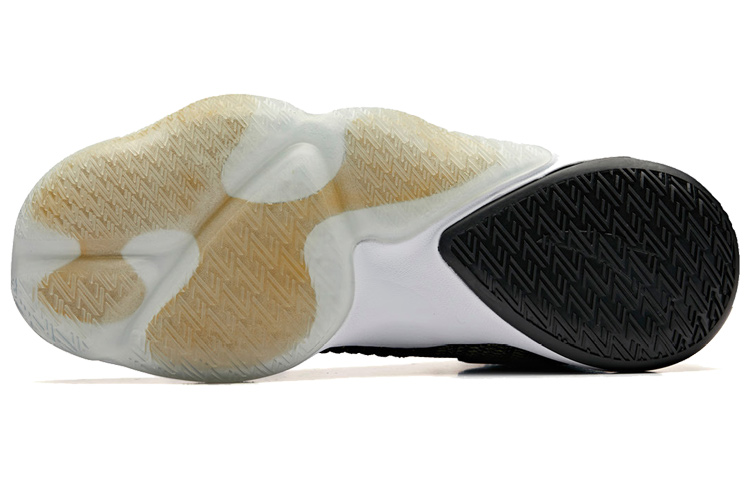 Details for Anta High Top Basketball Shoes 'Black Gold Yellow' 11911609-6