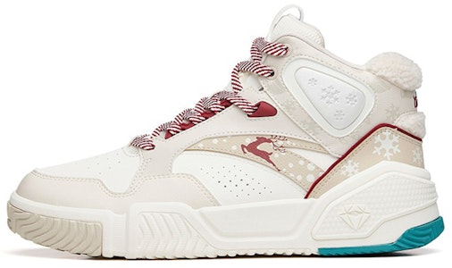 アンタハイカットバスケシューズ「クリスマスフレイム」白/灰 112238090R-4 Buy アンタハイカットバスケシューズ「クリスマスフレイム」白/灰 112238090R-4