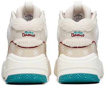 アンタハイカットバスケシューズ「クリスマスフレイム」白/灰 112238090R-4 Shop アンタハイカットバスケシューズ「クリスマスフレイム」白/灰 112238090R-4