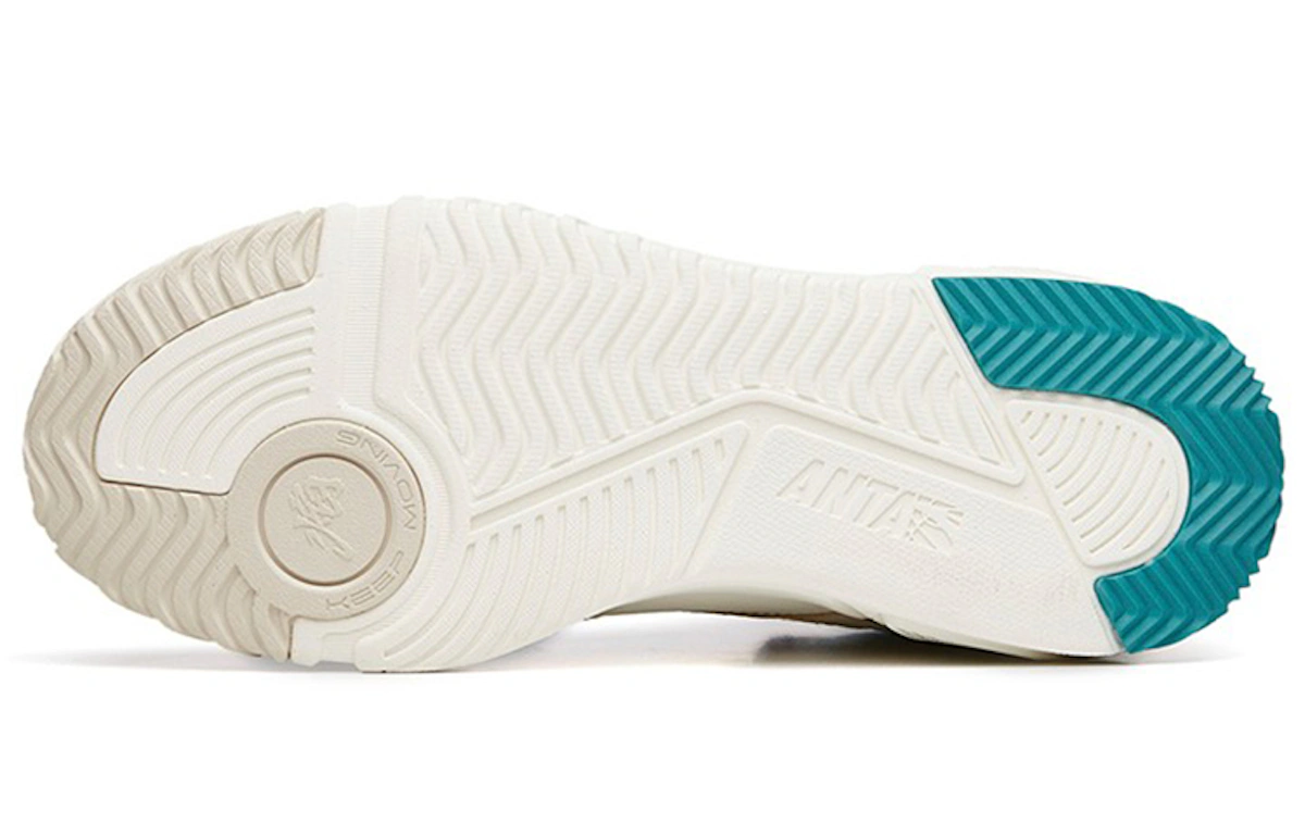 Anta High-Top Basketball Shoes 'Flame Christmas' White Grey