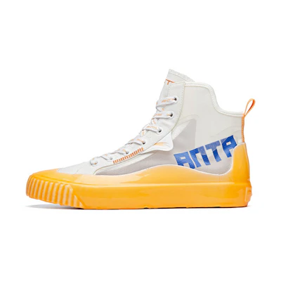 Anta Canvas High 'White Yellow Blue'