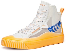 安踏帆布高帮 '白黄色蓝色' 112028656-4 Lookbook 安踏帆布高帮 '白黄色蓝色' 112028656-4