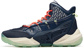 Anta High-Top Retro Basketball 'Blue' 91911122-3 Anta High-Top Retro Basketball 'Blue' 91911122-3