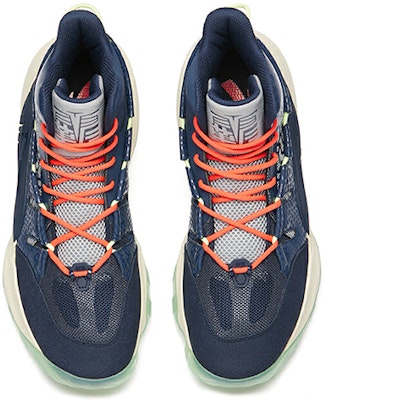 Anta High-Top Retro Basketball 'Blue' 91911122-3 Shop Anta High-Top Retro Basketball 'Blue' 91911122-3
