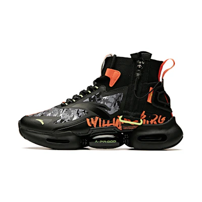 Anta High Top Full Cushion 'Black Orange Grey'