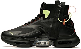 Anta High-Top Running Shoes 'Black Orange' 91945500-4 Anta High-Top Running Shoes 'Black Orange' 91945500-4