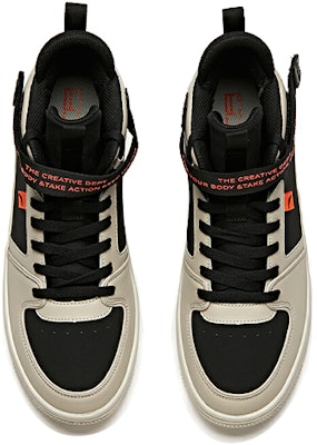 Kasut Skate Anta High-Top 'Hitam Kelabu' 91948061-3 Lookbook Kasut Skate Anta High-Top 'Hitam Kelabu' 91948061-3