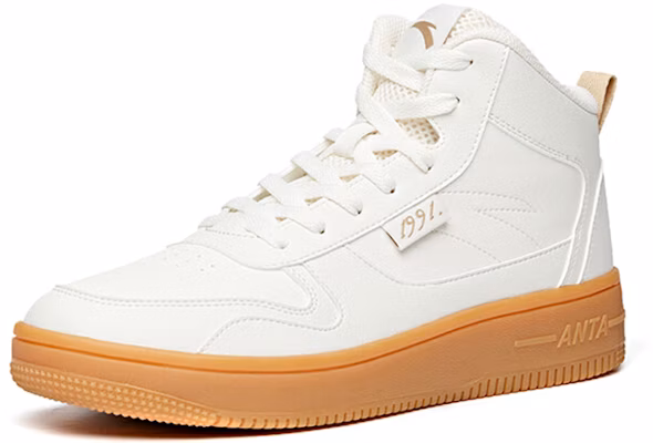 Anta Skateboarding Series Sneakers High 'White Brown' 912038010-3 Order Anta Skateboarding Series Sneakers High 'White Brown' 912038010-3
