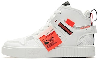 Anta High Top Skateboarding Shoes 'White Orange' 91948062-3 Anta High Top Skateboarding Shoes 'White Orange' 91948062-3
