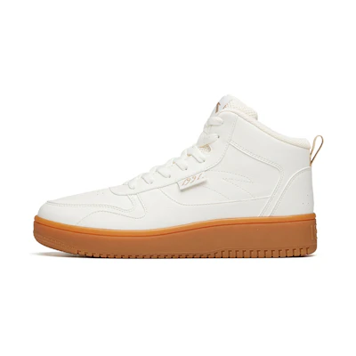 Anta High Top Skateboarding Shoes 'White Gum'