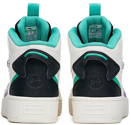 Anta High-Top Sneakers 'White Black Green' 112148013R-1 Shop Anta High-Top Sneakers 'White Black Green' 112148013R-1