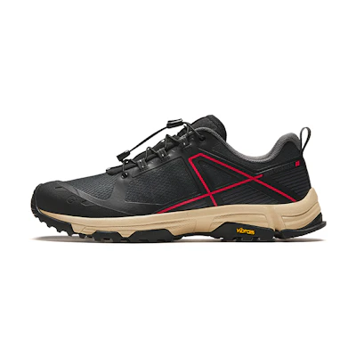 Anta Hiking Shoes 'Black Red Beige'