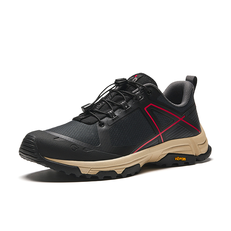 Anta Hiking Shoes 'Black Red Beige' 圖 2