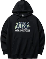 Anta Hoodie Black with Letter Print - Lifestyle Series 152438703-3 Anta Hoodie Black with Letter Print - Lifestyle Series 152438703-3