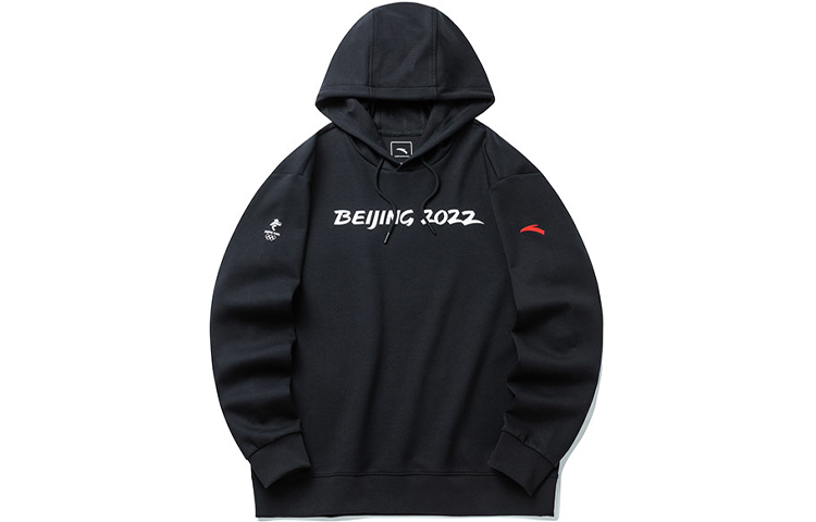 Anta Hot Series Printed Pullover Sweatshirt Black 152210743-1