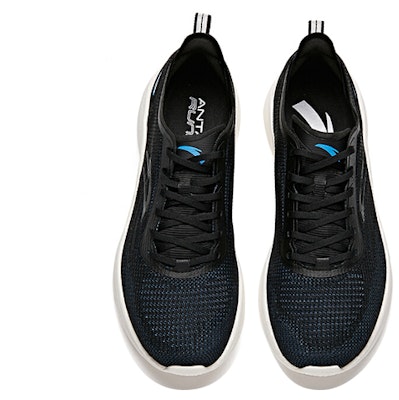 Anta安踏 氫跑三代 防滑耐磨 低筒 跑步鞋 黑藍 Lookbook Anta安踏 氫跑三代 防滑耐磨 低筒 跑步鞋 黑藍