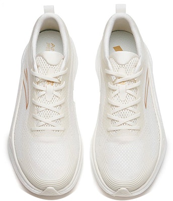 Anta安踏 氫跑四代 氫科技 專業 防滑 低筒 跑步鞋 男款 象牙白色 Lookbook Anta安踏 氫跑四代 氫科技 專業 防滑 低筒 跑步鞋 男款 象牙白色