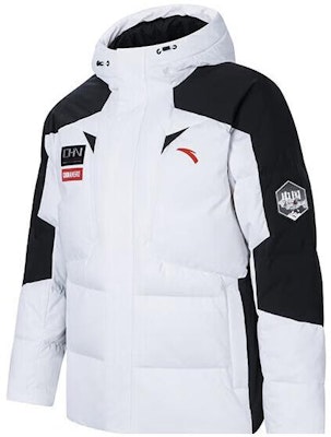 Anta Ice Armor Short Hooded Down Jacket Snowflake White. 152347946-1 Buy Anta Ice Armor Short Hooded Down Jacket Snowflake White. 152347946-1