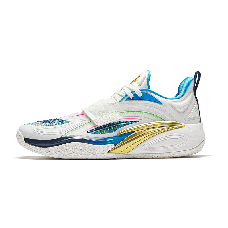 Anta KAI 1 "Home" Kyrie Low-Top Basketball Shoes White Blue Performance Sneakers 112531110S-1