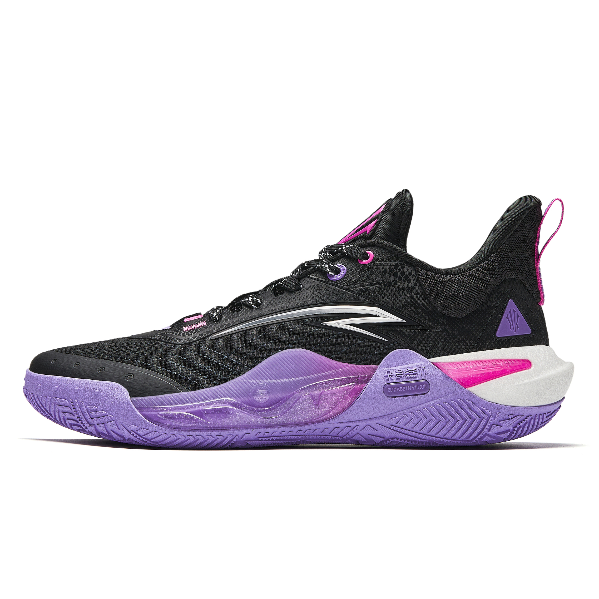 Anta KAI 1 SPEED "Dark Purple" Low-Top Basketball Shoes Black/Purple 112441114-1