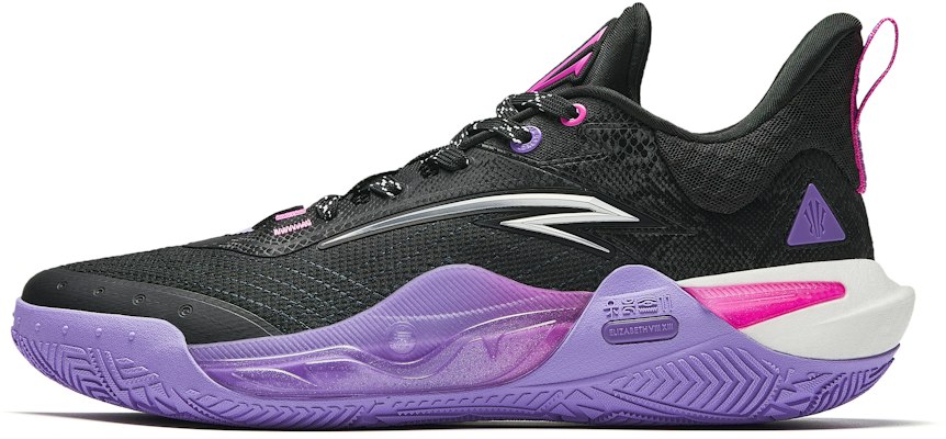 Anta KAI 1 SPEED "Dark Purple" Low-Top Basketball Shoes Black/Purple 112441114-1 Buy Anta KAI 1 SPEED "Dark Purple" Low-Top Basketball Shoes Black/Purple 112441114-1