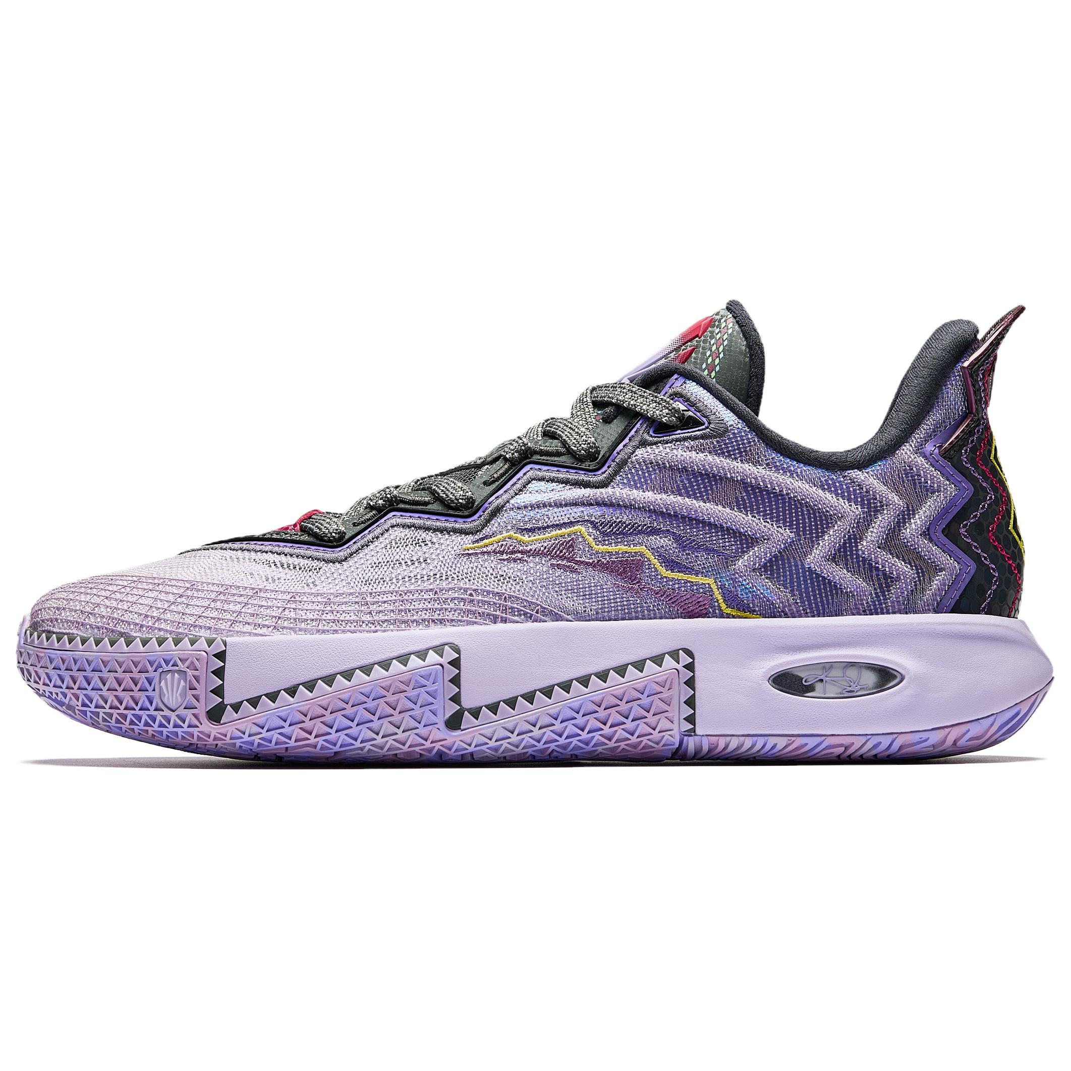 Anta KAI 2 "Kyrie 2 Tribute" Low-Top Basketball Shoes Grey Purple . 112541111-3
