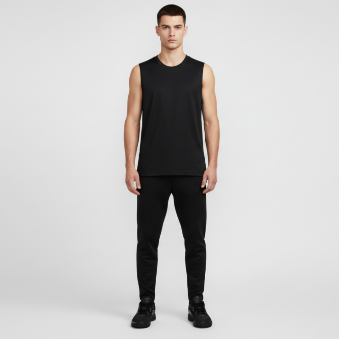 Lookbook Anta Kai 2 ''Triple Black'' Lelaki Kasut Hitam Moden. 112531111S-3/8125C1111S-3