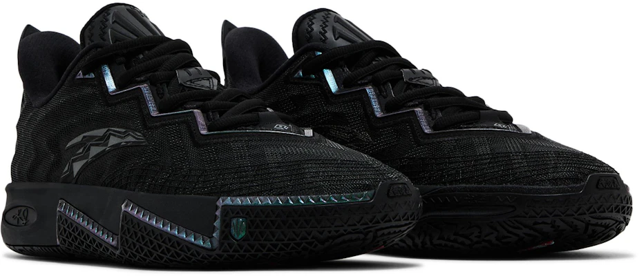Anta Kai 2 ''Triple Black'' Lelaki Kasut Hitam Moden. 112531111S-3/8125C1111S-3 1