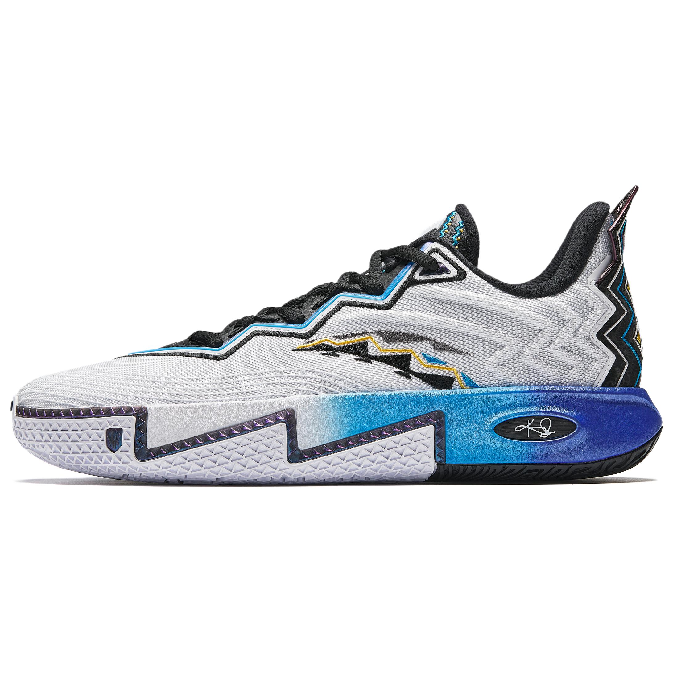 Anta KAI 2 Dallas Irving Low Basketball Shoes White/Black/Blue Performance 112531111S-1