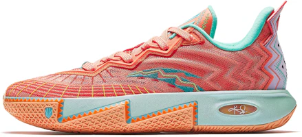 Anta KAI 2 Low Basketball Shoes Green Orange Cushion Carbon Midsole 112531111S-6 Anta KAI 2 Low Basketball Shoes Green Orange Cushion Carbon Midsole 112531111S-6