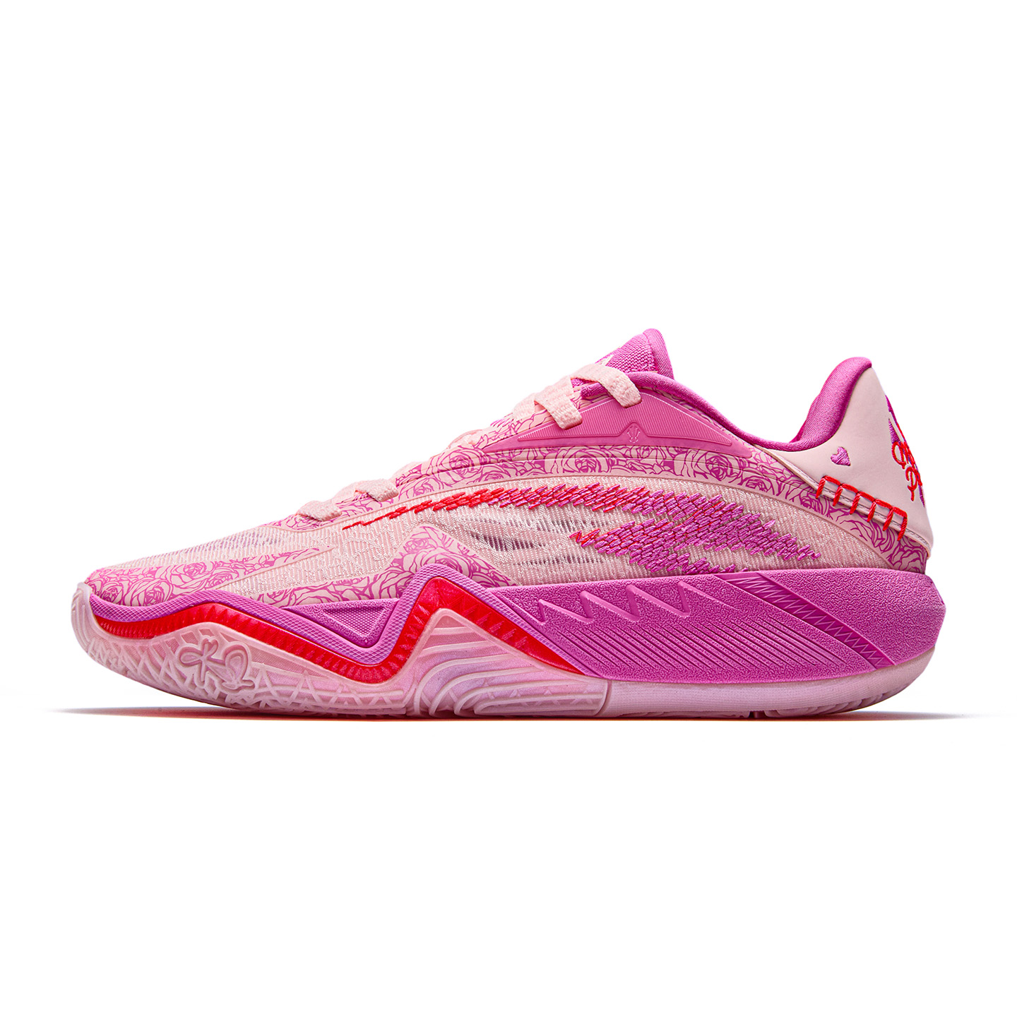 Anta KAI 3 Kyrie Love Nitrogen Tech Low Basketball Shoes Pink Mens. 112631110-7