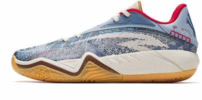 Anta KAI 3 Low Basketball Shoes Blue White Red - Cushioning & Durable. 112621102-4 Anta KAI 3 Low Basketball Shoes Blue White Red - Cushioning & Durable. 112621102-4