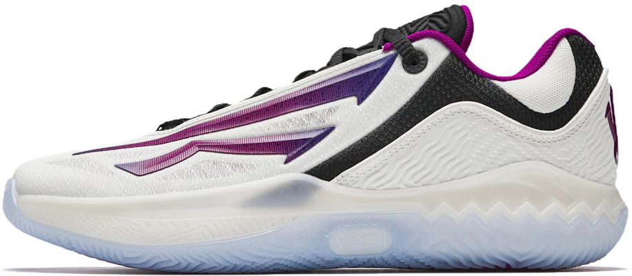 Anta KAI SPEED 2 Basketbalschoenen Wit/Zwart/Paars Low Top A-Shock Pro. 912541114S-5 Buy Anta KAI SPEED 2 Basketbalschoenen Wit/Zwart/Paars Low Top A-Shock Pro. 912541114S-5