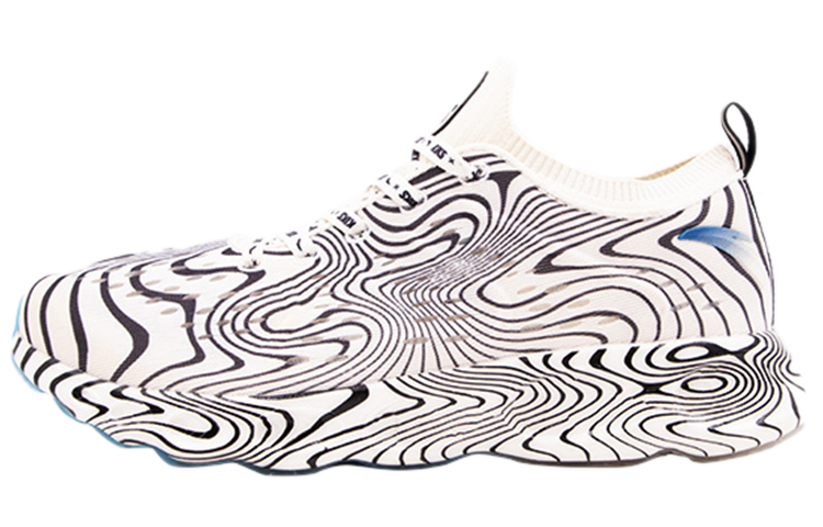 Anta Kiks Low Black White 'Splash Ink'