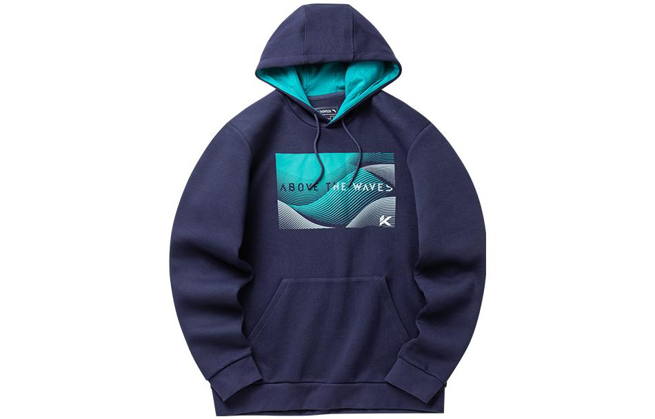 Anta Klay Thompson KT Basketball Hoodie Blue Loose-Fit 152211730-2