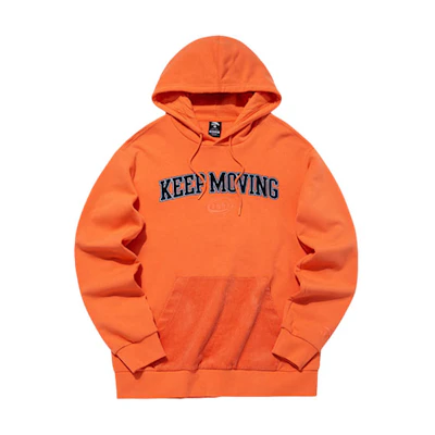 Anta Knit Hoodie Pink Wax Orange - Fleece Lined Casual Collection 152148727-2