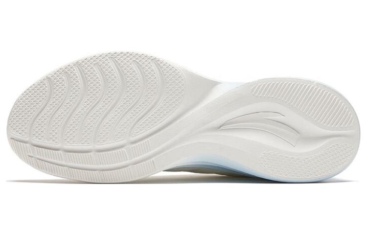 Shop Anta Knit Runnings Shoes 'White Orange Blue' 912335501-4