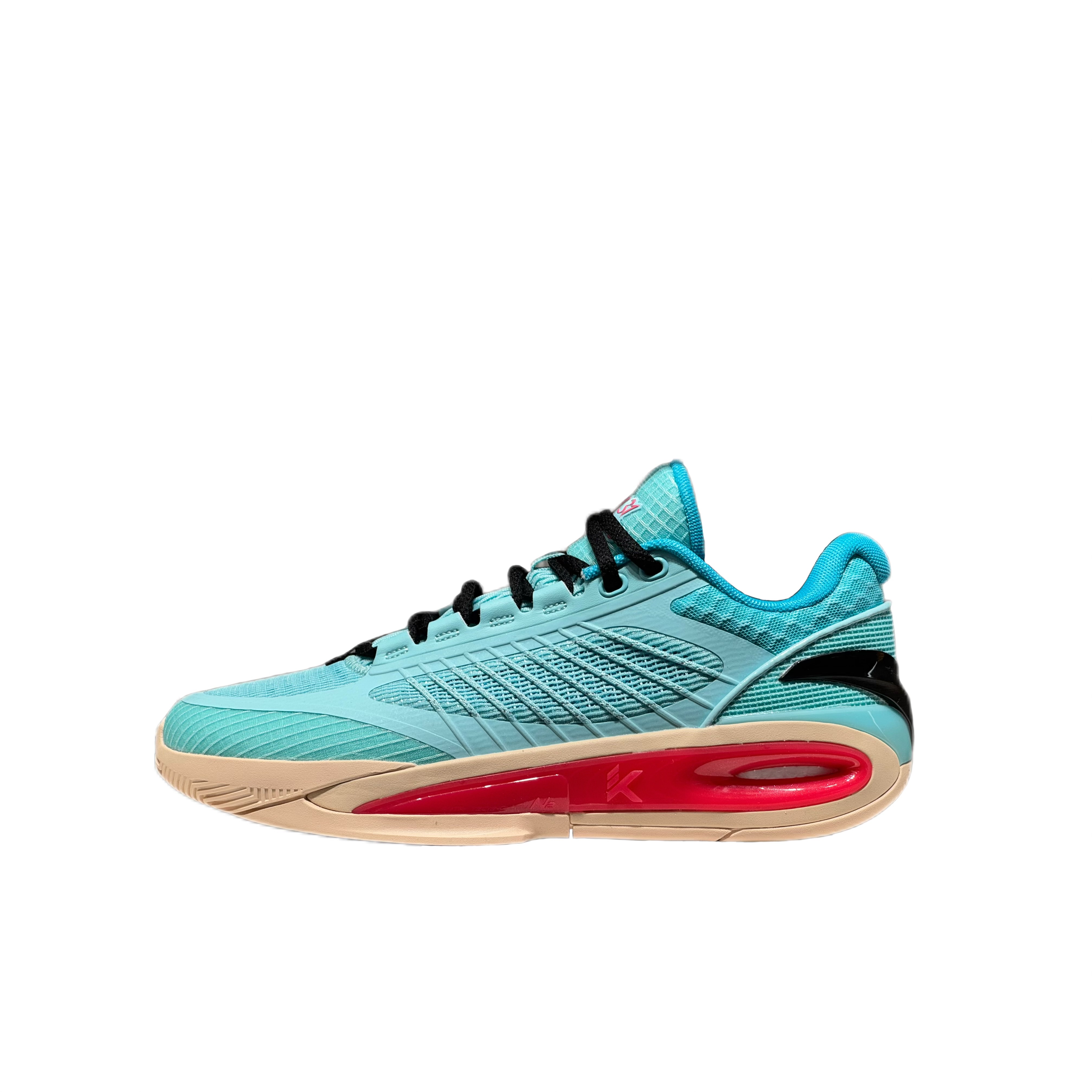 Anta KT10 Bahamas Low-Top Basketball Shoes Blue Green Comfortable Durable 112521101-1