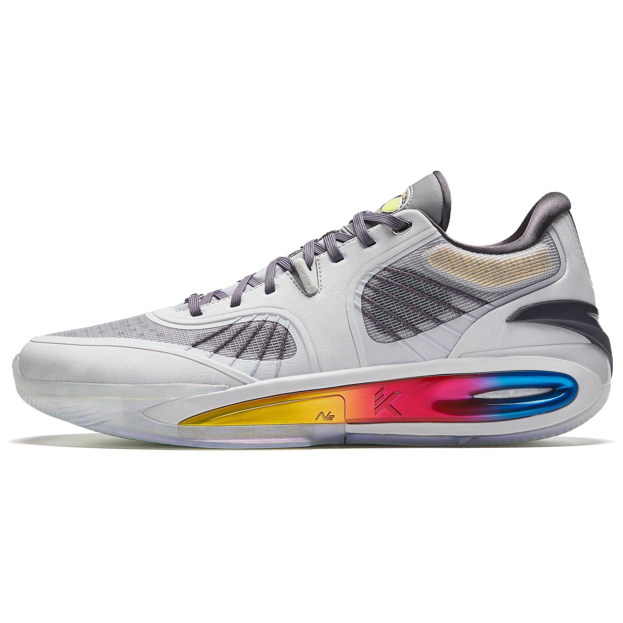 Anta KT10 Basketball Shoes Grey - Time Travel, Mid-top, Nitrogen Tech, Carbon Plate. 112441101-10