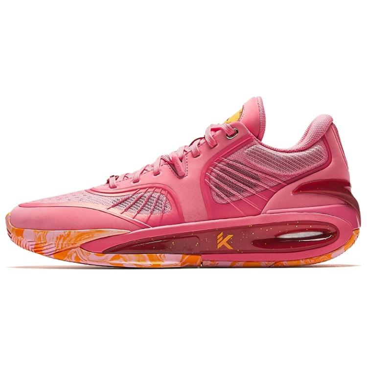 Anta KT10 Mid-Top Basketball Shoes Bright Pink Durable & Versatile. 112511101-3