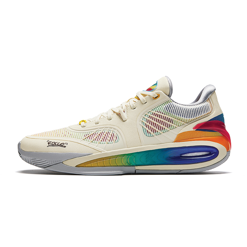 Anta KT10 ROCCO Basketball Shoes Men’s Off-White Cushioning Non-Slip Durable 112441101-3