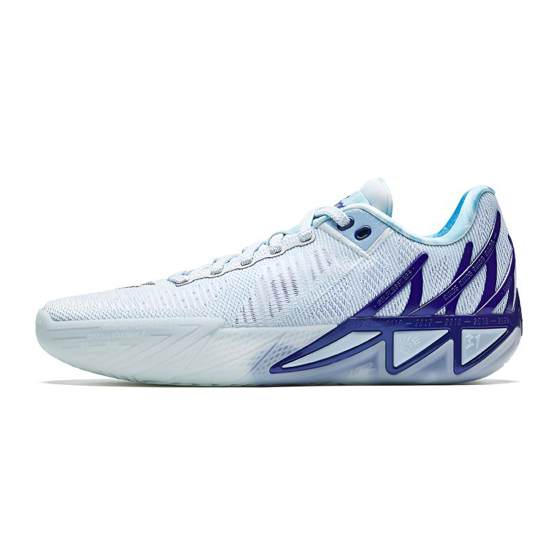 Anta KT11 Nitrogen Tech Basketball Shoes Low Top - Ice Blue/Stone Blue Mens 112611101-4